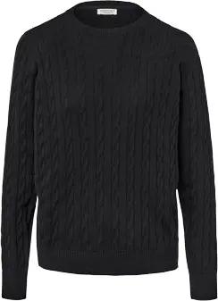Tchibo - Zopfstrickpullover - Damen - Gr. L - schwarz