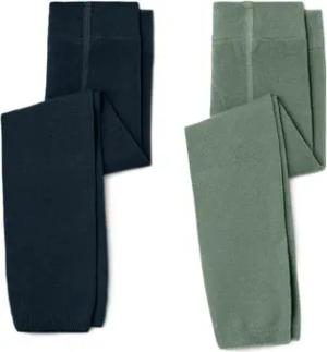 Tchibo - 2 Kinder-Strickleggings - Herren - Gr. 122/128 - dunkelblau/jacquard