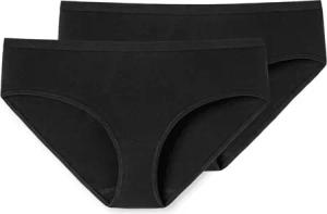 2 Schiesser Hipster - Damen - Gr. 36 - schwarz