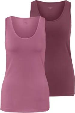 Tchibo - 2 Tops - Damen - Gr. M - pflaume
