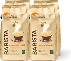 Tchibo - Barista Crema Blonde - 4x 1 kg Ganze Bohne - Intensität: 2/6