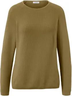 Tchibo - Strickpullover - Damen - Gr. M - olivgrün