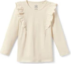 Tchibo - Kinder-Langarmshirt - Mädchen - Gr. 110/116 - creme