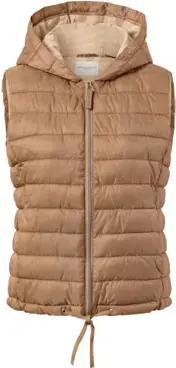 Tchibo - Steppweste mit Kapuze - Damen - Gr. 48 - creme