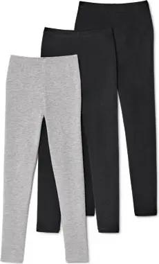 Tchibo - 3 Kinder-Leggings - Mädchen - Gr. 170/176 - schwarz