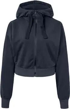 Tchibo - Kurze Sport-Sweatjacke - Damen - Gr. XL - dunkelblau