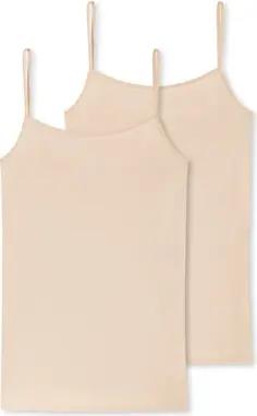 2 Schiesser Tops - Damen - Gr. 36 - braun