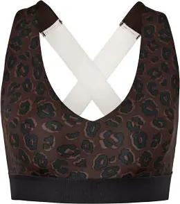 Tchibo - Sport-Bustier - Damen - Gr. XS - schwarz/print