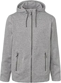 Tchibo - Strickfleece-Jacke - Herren - Gr. S - grau