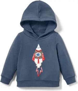 Tchibo - Kinder-Sweatshirt mit Wendepailletten - Herren - Gr. 98/104 - blau