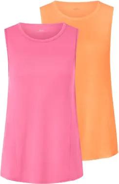Tchibo - 2 Sport-Tops - Damen - Gr. M - pink