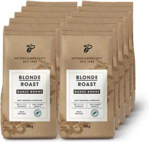 Tchibo - Blonde Roast - 10x 250 g Ganze Bohne - Intensität: 1/6