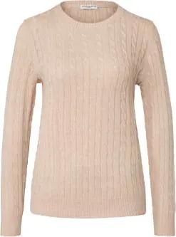 Tchibo - Zopfstrickpullover - Damen - Gr. XXL - weiß