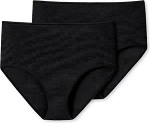 2 Schiesser Midislips mit Modal - Damen - Gr. 40 - schwarz