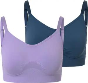 Tchibo - 2 Seamless-Sport-BHs - Damen - Gr. M - lila