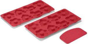 Tchibo - 2 Mini-Lebkuchen-Backmatten - rot