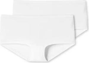2 Schiesser Shorts mit Bio-Baumwolle - Damen - Gr. 38 - weiß