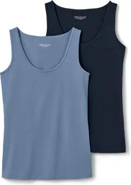 Tchibo - 2 Tops - Damen - Gr. S - blau