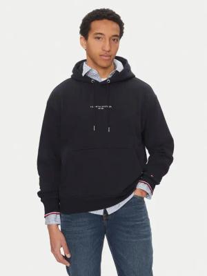 Tommy Hilfiger Sweatshirt Small Logo MW0MW38950 Dunkelblau Regular Fit