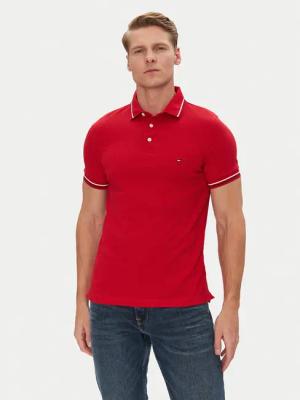 Tommy Hilfiger Poloshirt Seasonal MW0MW39993 Rot Slim Fit