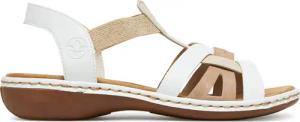 Rieker Sandalen 65918-81 Weiß