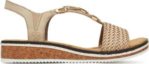 Rieker Sandalen V3662-62 Beige