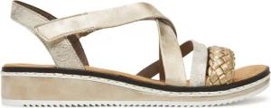 Rieker Sandalen V3663-90 Goldfarben