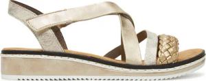Rieker Sandalen V3663-90 Goldfarben