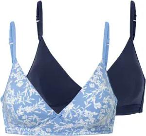 Tchibo - 2 Soft-BHs - Damen - Gr. 80B - dunkelblau
