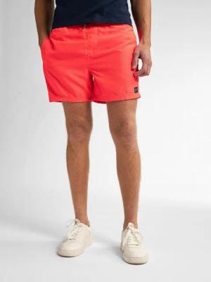 Petrol Industries Badehose mit kontrastfarbenem Kordelzug