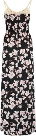 LaMarta Maxikleid Elegantes Boho-Maxikleid – Damen Sommerkleid mit Spitzenoberteil