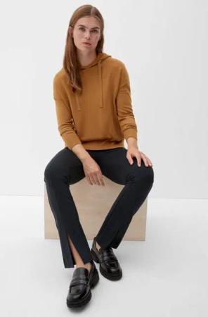 s.Oliver Strickpullover Feinstrickpullover aus Viskosemix