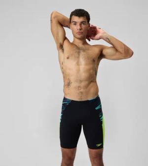 Endurance+ Max Splice-Schwimmhose Schwarz/Gelb für Herren