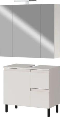 GERMANIA Badmöbel-Set "Scantic", (2 St.), mehrteiliges Set mit kleinem Waschbeckenunterschrank