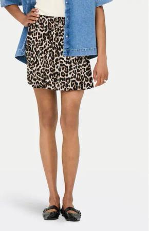 ONLY Minirock 15322967 Braun Regular Fit