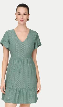 ONLY Kleid für den Alltag 15289687 Grün Regular Fit