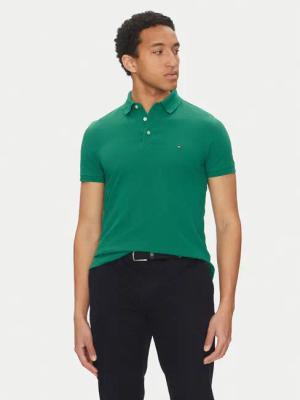 Tommy Hilfiger Poloshirt 1985 MW0MW17771 Grün Slim Fit