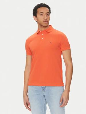 Tommy Hilfiger Poloshirt 1985 MW0MW17771 Orange Slim Fit