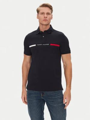 Tommy Hilfiger Poloshirt Chest Insert MW0MW38130 Dunkelblau Regular Fit