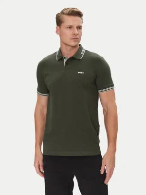 BOSS Poloshirt Paul 50506193 Grün Slim Fit