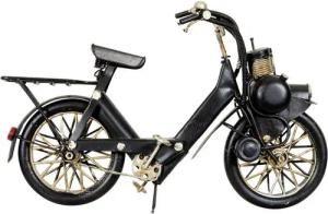 Aubaho Dekoobjekt Modell Fahrrad Mofa Mofamodell Moped Nostalgie Blech Metall Antik-Stil