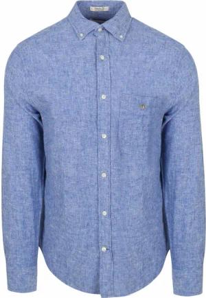 Gant Hemd Leinen Blau - Größe L