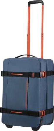 American Tourister Reisetasche mit Rollen Urban Track Duffle/Wheels S coated 55l navy/orange