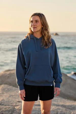 Maya Graphic Damen Kapuzenpullover - Dark Blau