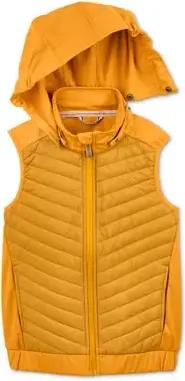 Tchibo - Hybrid-Softshellweste aus recyceltem Material - Herren - Gr. 134/140 - gelb