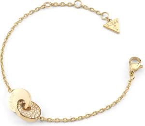 Guess JUBB05220JWYGS Damenarmband Two Links Pavée Goldfarben S