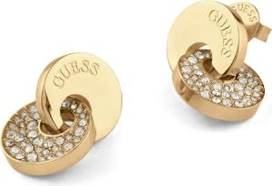 Guess JUBE05221JWYG Damen-Ohrringe Two Links Pavée Goldfarben