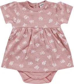 JACKY TBody mit Kleid MAGIC GIRL (GOTS) dunkelrosa/alloverbedruckt