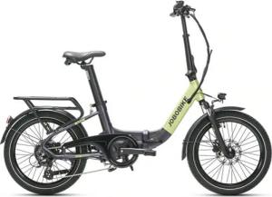 JOBOBIKE E-Bike Faltrad Klapprad Ace 20 Zoll, Cityrad 22kg, 360Wh Sitzrohrbatterie, 7 Gang Shimano, Kettenschaltung, Heckmotor, 360 Wh, (mit Akku-Ladegerät), Faltbares Elektrofahrrad mit Bluetooth, 7 Gang Schaltung für Ausflug