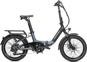 JOBOBIKE E-Bike Faltrad Klapprad Ace 20 Zoll, Cityrad 22kg, 360Wh Sitzrohrbatterie, 7 Gang Shimano, Kettenschaltung, Heckmotor, 360 Wh, (mit Akku-Ladegerät), Faltbares Elektrofahrrad mit Bluetooth, 7 Gang Schaltung für Ausflug